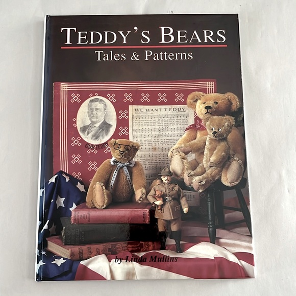 NWT Teddy’s Bears Tales & Patterns Hardcover BOOK Linda Mullins Patriotic 1997 - Picture 1 of 17
